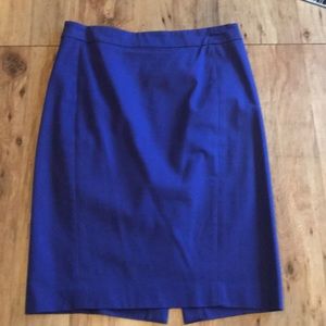 Purple pencil skirt